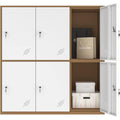Original, garde-robe gris clair en metal serrure de securite