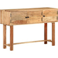 Buffet en bois marron 3 portes