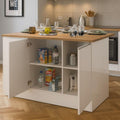 Moderne rangement sur pied marron 155 x 90 x 90 cm