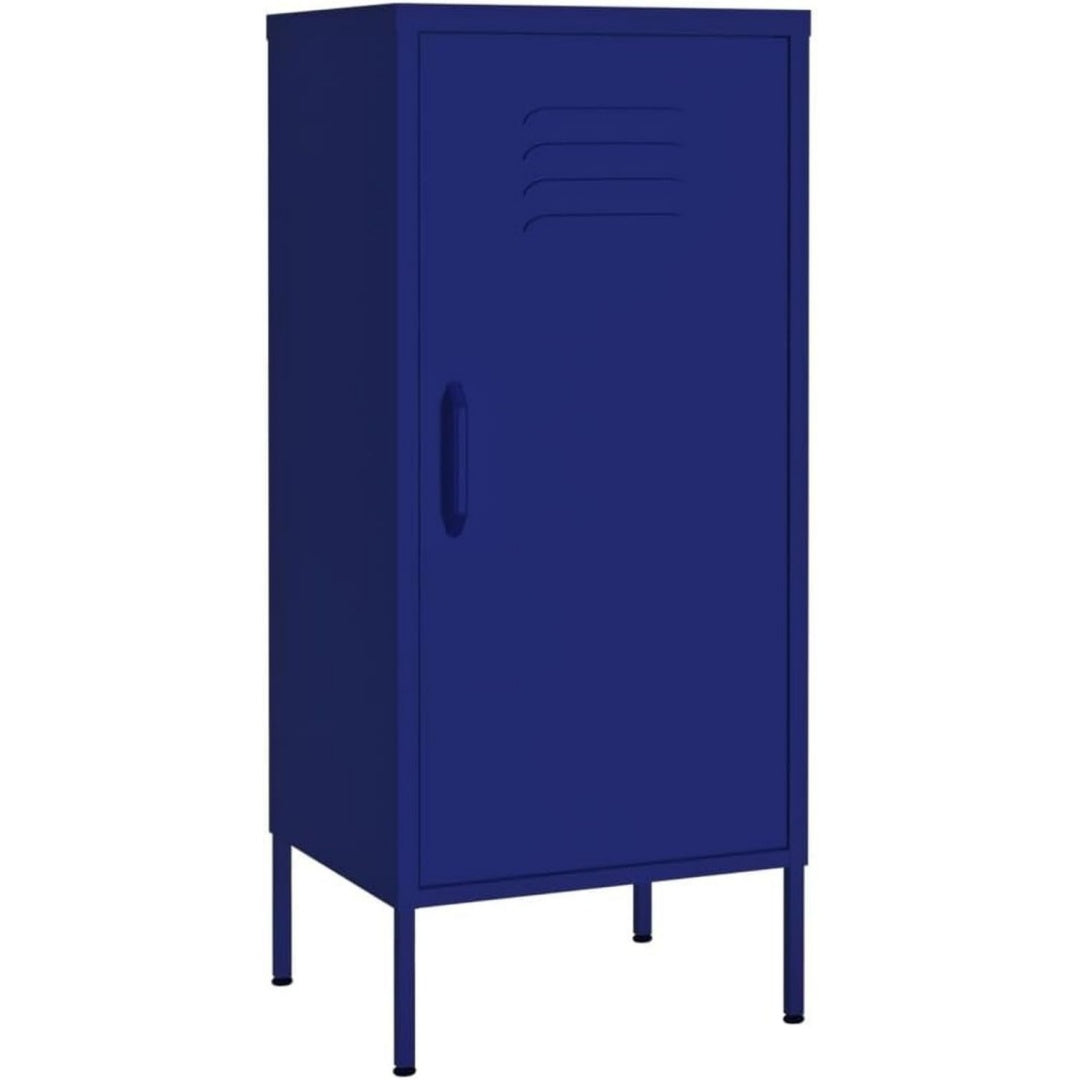 Armoire 2 niches etageres reglables bleu fonce