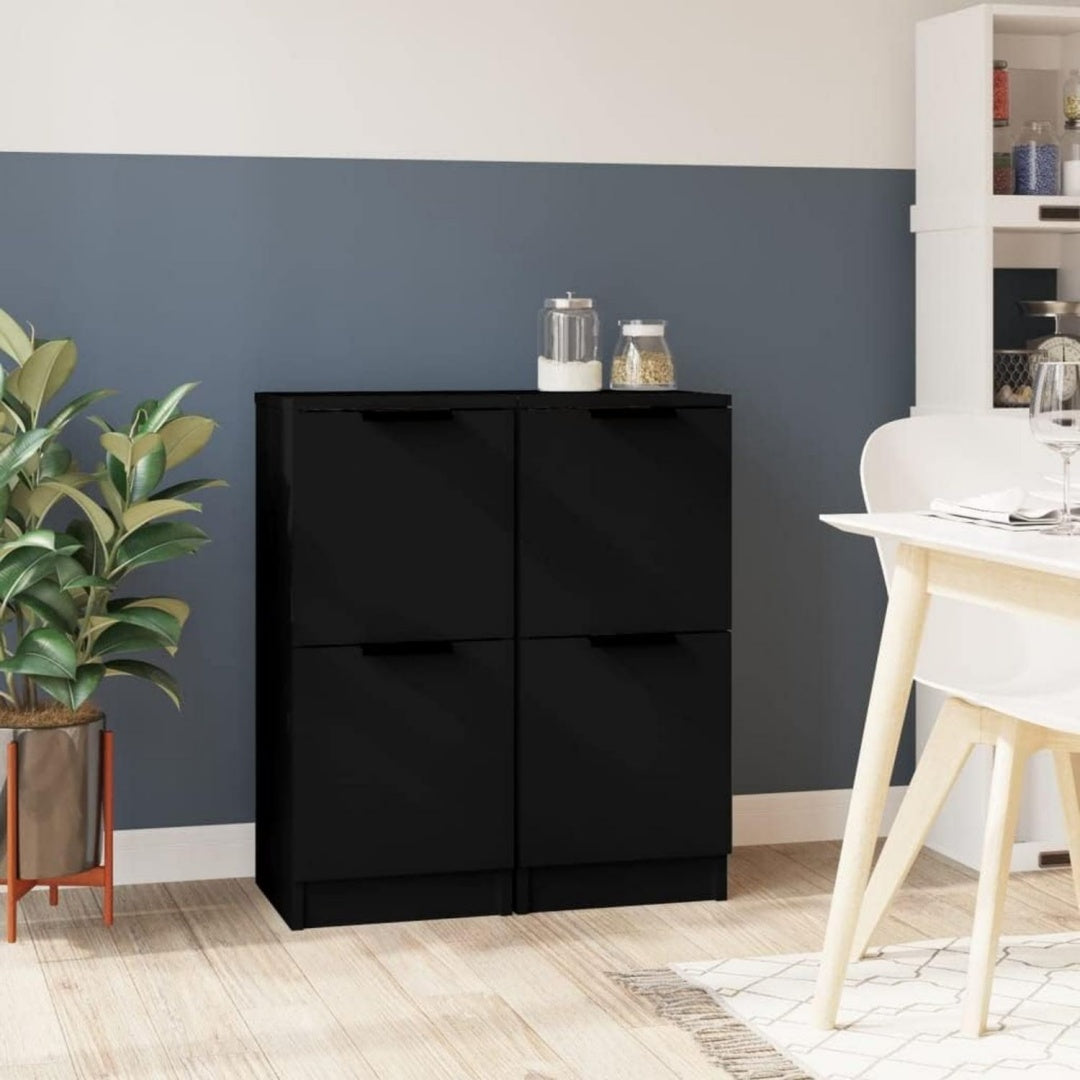 Configuration sur mesure, credence gris en bois modulable