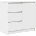 Buffet gris clair, bureau pour une decoration moderne