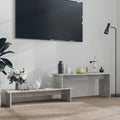 Beau meuble TV avec des etageres reglables en hauteur et une etagere