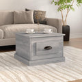 Table basse gris 50 x 50 x 35 cm fonctionnel
