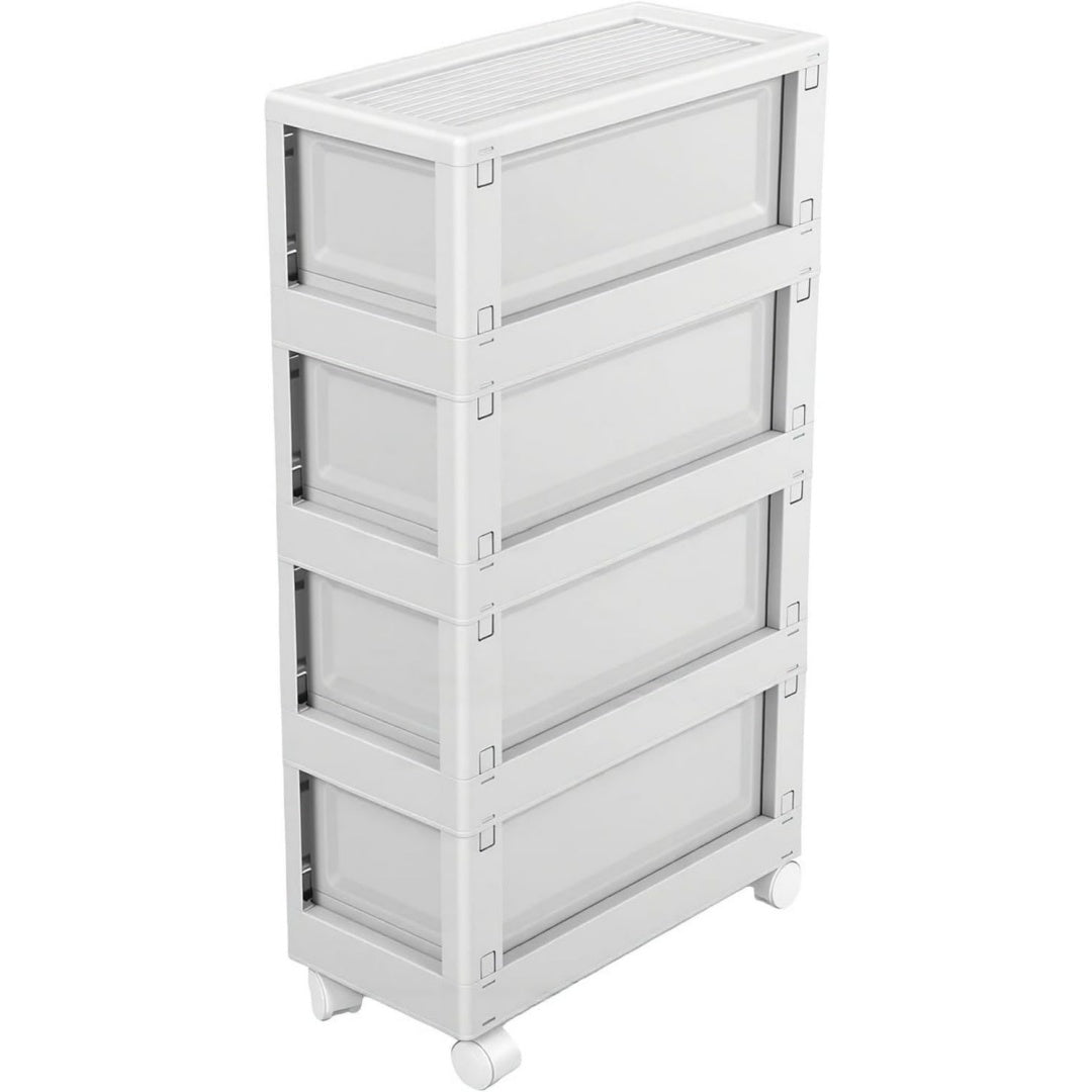 Belle armoire de rangement gris clair