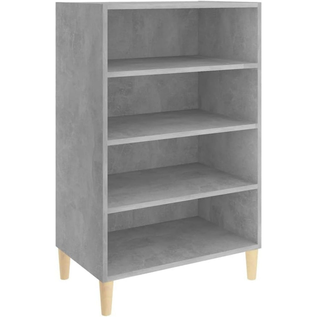 Gris buffet style scandinave avec 4 etageres