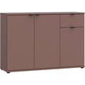 Commode marron en panneau de particules