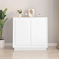 Buffet gris clair 80 x 34 x 75 cm