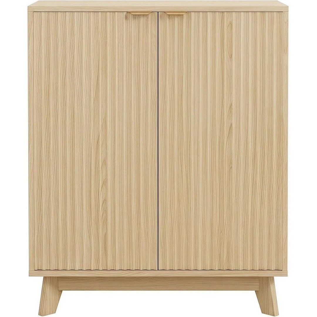 Buffet polyvalent 2 portes en bois massif