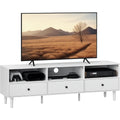 Astuce, banc TV gris clair en panneau de particules