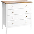 Commode gris clair 4 tiroirs moderne