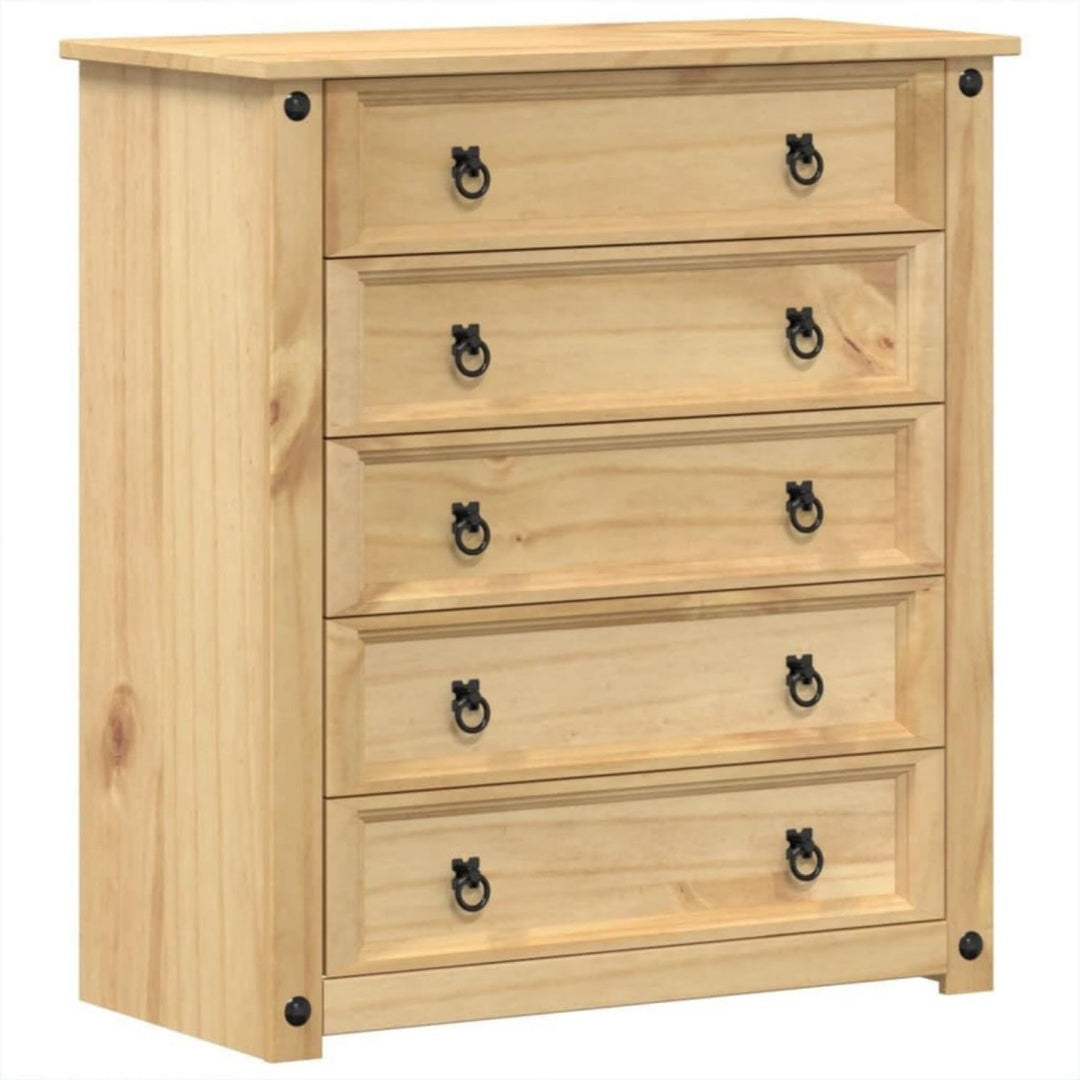 Armoire de rangement marron rustique