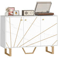 Credence gris clair 107 cm, de rangement malin
