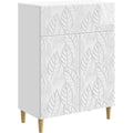 Magnifique buffet gris clair esprit vintage en bois d'ingenierie