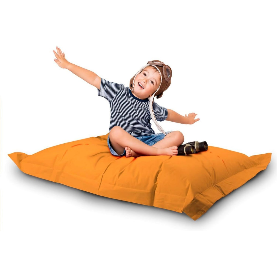 Fauteuil poire finition bois orange